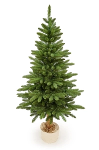 Karpatia na pniu 220 cm PVC - sztuczna choinka na pniu