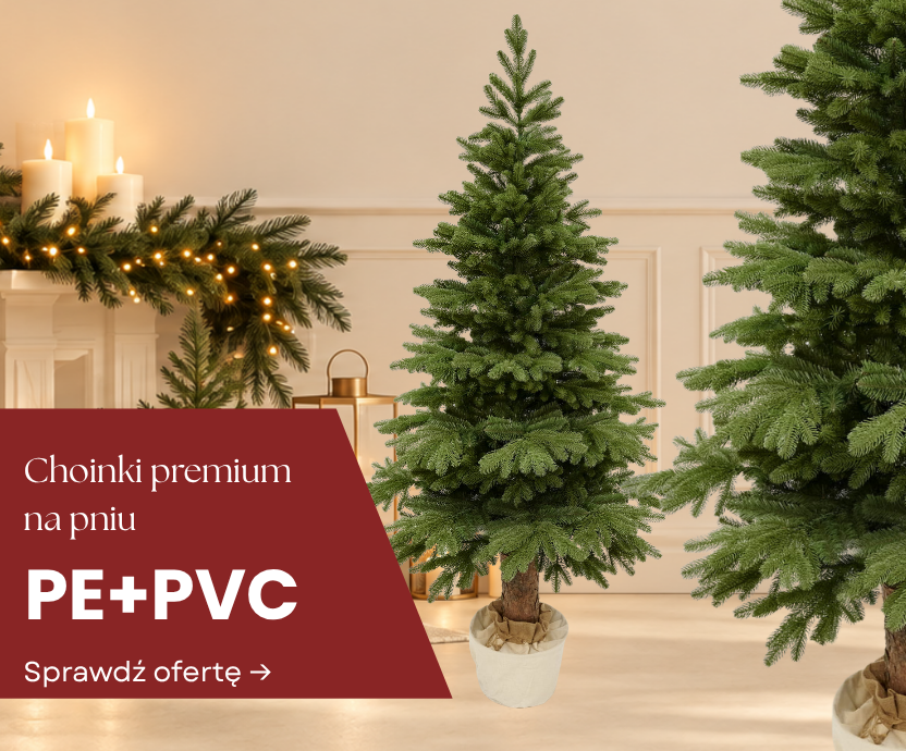 Choinki na pniu PE+PVC